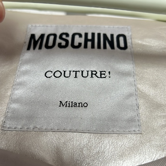 Moschino wool coat/ grey blue/ size S - Picture 4 of 5